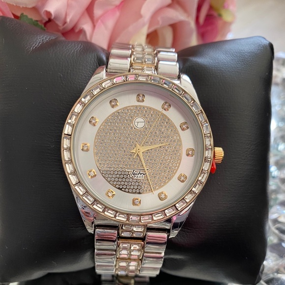 Two tone men’s icy watch
